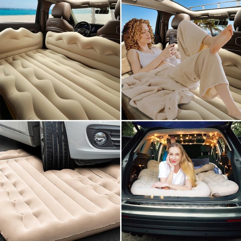 Car Air Mattress with Sides for Car - Inflatable SUV Truck