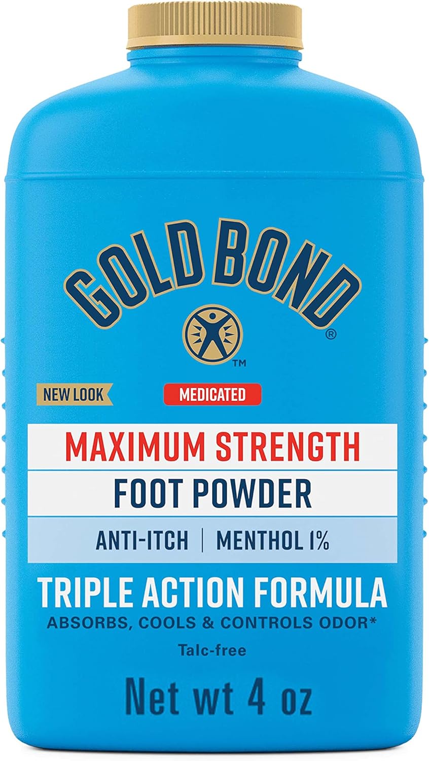 Gold Bond Medicated Talc-Free Foot Powder 4 oz