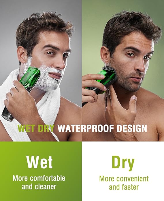 Vacuum Beard Trimmer for Men